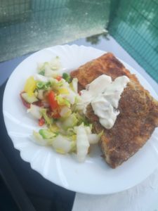 Plnené palacinky so šalátom
